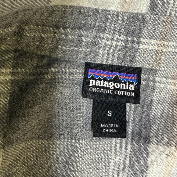 Patagonia Women’s Aspen Forest Tunic Gray White Plaid Size Small Style 53235 - Picture 8 of 10